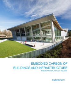 Embodied Carbon in Construction and Infrastructure